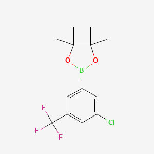 2-(3-Chloro-5-(trifluoromethyl)phenyl)-4,4,5,5-tetramethyl-1,3,2-dioxaborolane