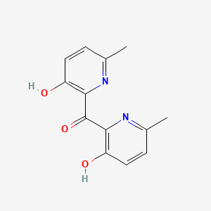 molecular formula C13H12N2O3 B14205191 Methanone, bis(3-hydroxy-6-methyl-2-pyridinyl)- CAS No. 824393-64-8