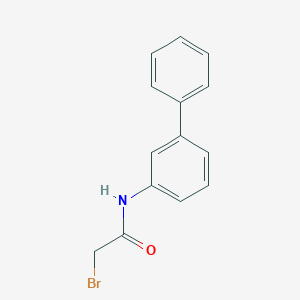 molecular formula C14H12BrNO B14205233 N-([1,1'-Biphenyl]-3-yl)-2-bromoacetamide CAS No. 918408-68-1