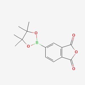 molecular formula C14H15BO5 B1420527 Phthalic anhydride-4-boronic acid pinacol ester CAS No. 849677-21-0