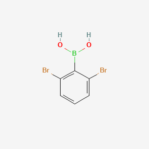 molecular formula C6H5BBr2O2 B1420528 (2,6-Dibromophenyl)boronic acid CAS No. 851756-50-8