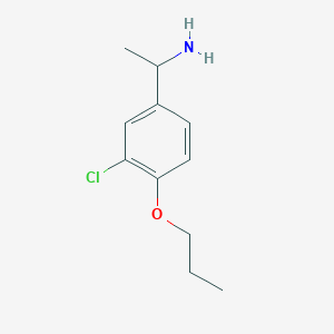 1-(3-Chloro-4-propoxyphenyl)-ethylamine