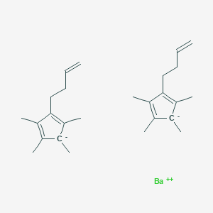molecular formula C26H38Ba B14205386 barium(2+);2-but-3-enyl-1,3,4,5-tetramethylcyclopenta-1,3-diene CAS No. 835653-25-3