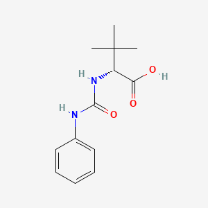 molecular formula C13H18N2O3 B14205404 3-Methyl-N-(phenylcarbamoyl)-D-valine CAS No. 827612-23-7
