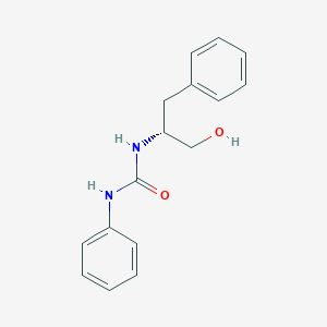 molecular formula C16H18N2O2 B14205459 N-[(2R)-1-Hydroxy-3-phenylpropan-2-yl]-N'-phenylurea CAS No. 827612-36-2