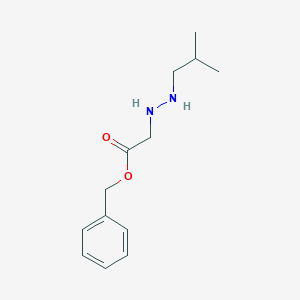 molecular formula C13H20N2O2 B14205555 Benzyl [2-(2-methylpropyl)hydrazinyl]acetate CAS No. 827337-76-8