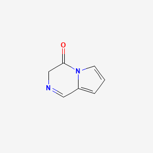 molecular formula C7H6N2O B14205739 Pyrrolo[1,2-a]pyrazin-4(3H)-one CAS No. 821811-78-3