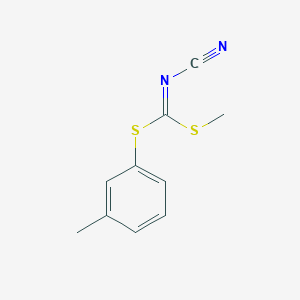 molecular formula C10H10N2S2 B142058 Methyl 3-methylphenyl cyanocarbonodithioimidate CAS No. 152381-93-6