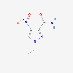 1-ethyl-4-nitro-1H-pyrazole-3-carboxamide