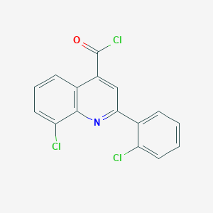 8-Chloro-2-(2-chlorophenyl)quinoline-4-carbonyl chloride