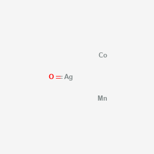 molecular formula AgCoMnO B14205898 Cobalt;manganese;oxosilver CAS No. 830358-63-9