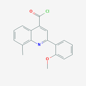 2-(2-Methoxyphenyl)-8-methylquinoline-4-carbonyl chloride