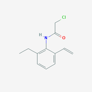 molecular formula C12H14ClNO B14205901 2-Chloro-N-(2-ethenyl-6-ethylphenyl)acetamide CAS No. 917882-62-3