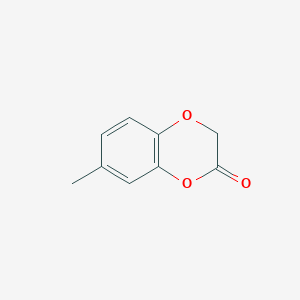 molecular formula C9H8O3 B14205960 1,4-Benzodioxin-2(3H)-one, 7-methyl- CAS No. 827622-19-5