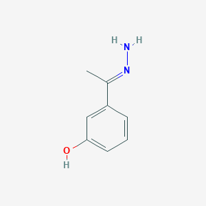 molecular formula C8H10N2O B1420597 3-Ethanehydrazonoylphenol CAS No. 5757-78-8