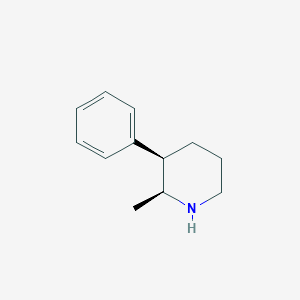 molecular formula C12H17N B14205975 (2S,3R)-2-Methyl-3-phenylpiperidine CAS No. 850704-86-8
