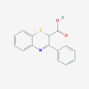 molecular formula C15H11NO2S B1420598 3-phenyl-2H-1,4-benzothiazine-2-carboxylic acid CAS No. 1160264-28-7