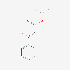 molecular formula C13H16O2 B14206005 Propan-2-yl 3-phenylbut-2-enoate CAS No. 828935-27-9