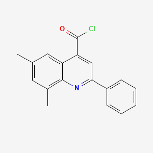 6,8-Dimethyl-2-phenylquinoline-4-carbonyl chloride