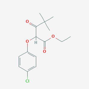 molecular formula C15H19ClO4 B14206093 Pentanoic acid, 2-(4-chlorophenoxy)-4,4-dimethyl-3-oxo-, ethyl ester CAS No. 823214-63-7