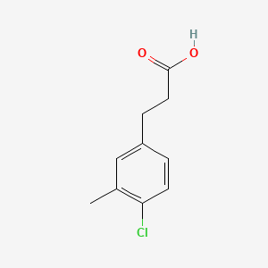 molecular formula C10H11ClO2 B1420612 3-(4-Chloro-3-methylphenyl)propanoic acid CAS No. 1086386-05-1