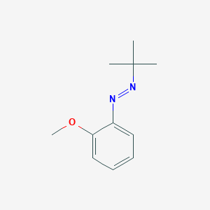 molecular formula C11H16N2O B14206131 Diazene, (1,1-dimethylethyl)(2-methoxyphenyl)- CAS No. 832077-02-8