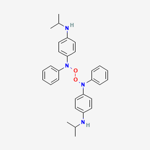 molecular formula C30H34N4O2 B14206153 N~1~,N~1'~-Peroxybis[N~1~-phenyl-N~4~-(propan-2-yl)benzene-1,4-diamine] CAS No. 832731-34-7