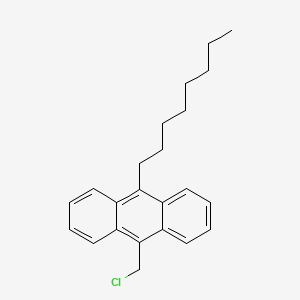 molecular formula C23H27Cl B14206159 9-(Chloromethyl)-10-octylanthracene CAS No. 823788-53-0
