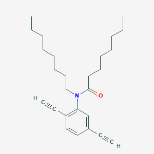 molecular formula C26H37NO B14206205 N-(2,5-Diethynylphenyl)-N-octyloctanamide CAS No. 824428-81-1