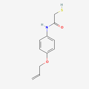 molecular formula C11H13NO2S B14206307 N-{4-[(Prop-2-en-1-yl)oxy]phenyl}-2-sulfanylacetamide CAS No. 827044-57-5
