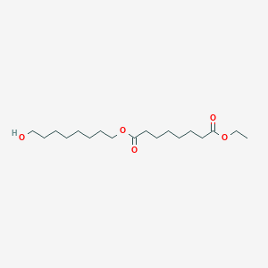 molecular formula C18H34O5 B14206315 Ethyl 8-hydroxyoctyl octanedioate CAS No. 821015-78-5