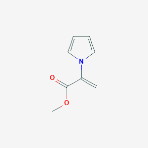 molecular formula C8H9NO2 B142064 Methyl 2-(1H-pyrrol-1-yl)prop-2-enoate CAS No. 134703-37-0