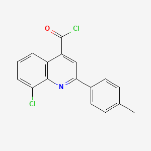 8-Chloro-2-(4-methylphenyl)quinoline-4-carbonyl chloride
