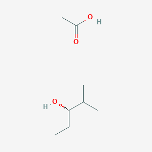 molecular formula C8H18O3 B14206520 acetic acid;(3S)-2-methylpentan-3-ol CAS No. 833473-05-5