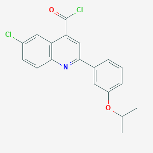 6-Chloro-2-(3-isopropoxyphenyl)quinoline-4-carbonyl chloride