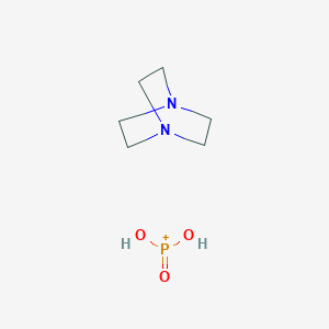molecular formula C6H14N2O3P+ B14206730 1,4-diazabicyclo[2.2.2]octane;dihydroxy(oxo)phosphanium CAS No. 627543-93-5