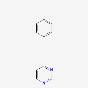 molecular formula C11H12N2 B14206796 Pyrimidine--toluene (1/1) CAS No. 835653-07-1