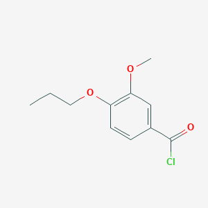 3-Methoxy-4-propoxybenzoyl chloride