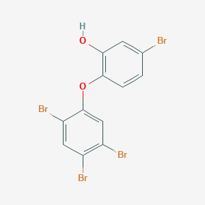 molecular formula C12H6Br4O2 B14206851 5-Bromo-2-(2,4,5-tribromophenoxy)phenol CAS No. 753012-27-0