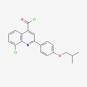 8-Chloro-2-(4-isobutoxyphenyl)quinoline-4-carbonyl chloride