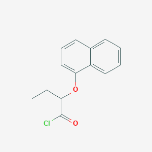 molecular formula C14H13ClO2 B1420690 2-(1-Naphthyloxy)butanoyl chloride CAS No. 1160257-60-2