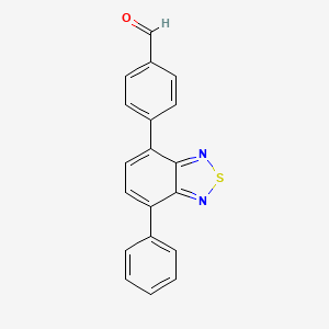 molecular formula C19H12N2OS B14206949 4-(7-Phenyl-2,1,3-benzothiadiazol-4-yl)benzaldehyde CAS No. 830325-99-0
