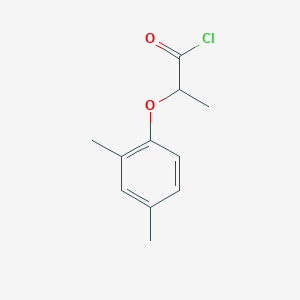 molecular formula C11H13ClO2 B1420697 2-(2,4-二甲基苯氧基)丙酰氯 CAS No. 1114594-99-8
