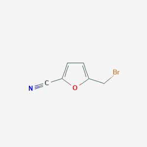 molecular formula C6H4BrNO B142070 5-(Bromomethyl)furan-2-carbonitrile CAS No. 148759-25-5