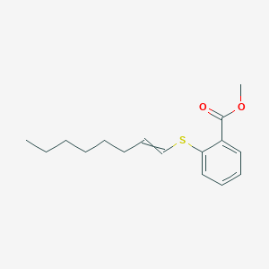 molecular formula C16H22O2S B14207107 Methyl 2-[(oct-1-en-1-yl)sulfanyl]benzoate CAS No. 830320-98-4