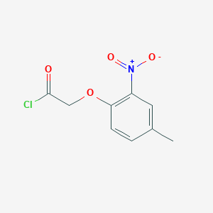molecular formula C9H8ClNO4 B1420720 (4-Methyl-2-nitrophenoxy)acetyl chloride CAS No. 861795-53-1