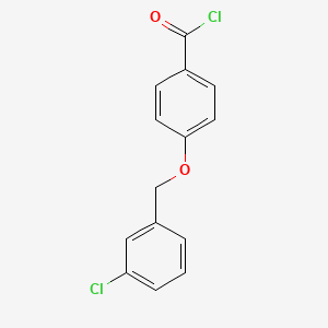 4-[(3-Chlorobenzyl)oxy]benzoyl chloride