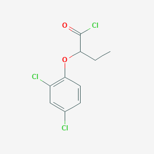 molecular formula C10H9Cl3O2 B1420730 2-(2,4-Dichlorophenoxy)butanoyl chloride CAS No. 854874-29-6
