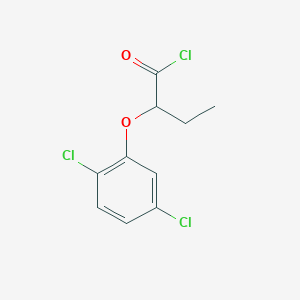 molecular formula C10H9Cl3O2 B1420731 2-(2,5-Dichlorophenoxy)butanoyl chloride CAS No. 1160257-54-4