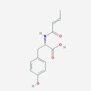 molecular formula C13H15NO4 B14207388 N-But-2-enoyl-L-tyrosine CAS No. 823195-89-7